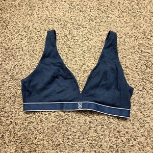 Navy Blue Wireless Bra